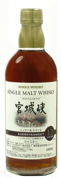 Miyagikyo Sherry & Sweet 12 year old Single Malt Japanese Whisky