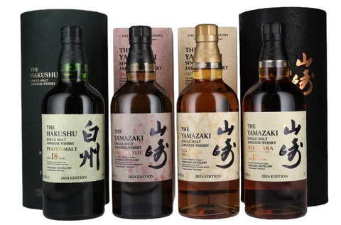 Suntory Tsukuriwake 2024 Single Malts Whisky 4 Bottles Set