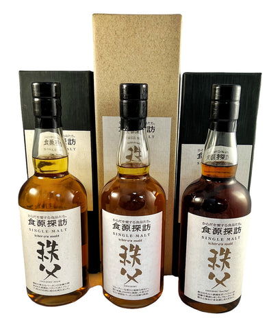 Ichiro's Malt Chichibu Shokugen Tanbou (2015 Releases) 3 Bottles Set