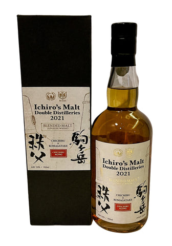 Ichiro's Malt Double Distilleries 2021 Chichibu x Komagatake Blended Malt  700ml, 53% ABV