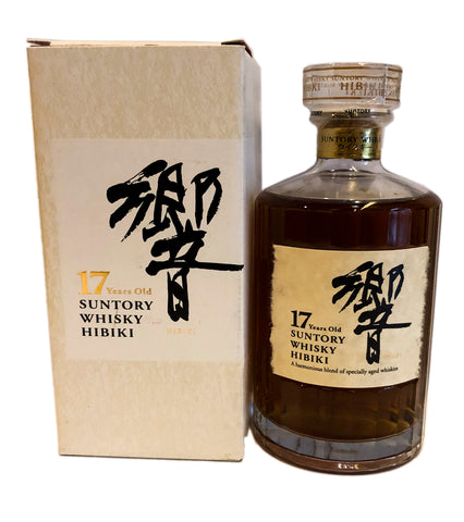 Old & Rare Suntory Whisky 17 Year Old Hibiki Back Gold Label,  (01) 700ml 43% ABV