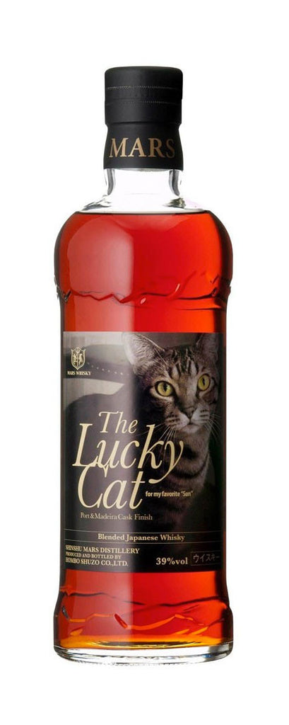 Mars Shinshu - The Lucky Cat "Sun" Japanese Whisky 39% ABV (1st ed)