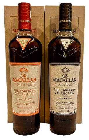 Macallan 'The Harmony Collection' - Rich & Fine Cacao 2 Bottles Set
