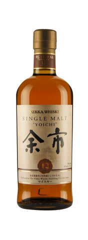 Yoichi 12 Single Malt Japanese Whisky, 700ml 45% ABV