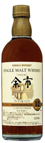Yoichi Woody & Vanillic 12 yo Single Malt Japanese Whisky, 500ml