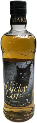 Mars Shinshu - The Lucky Cat "Ash'99" Japanese Whisky 43% ABV, 700ml