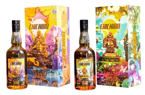 Chichibu 7Even Gods of Fortune Ed. 1 & 2 (Cask #7075 & #6066) Japanese Whisky Set