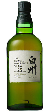 Hakushu  25 Single Malt Japanese Whisky