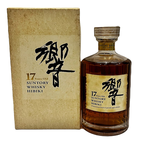 Old & Rare Suntory Whisky 17 Year Old Hibiki Back Gold Label, (02) 700ml 43% ABV