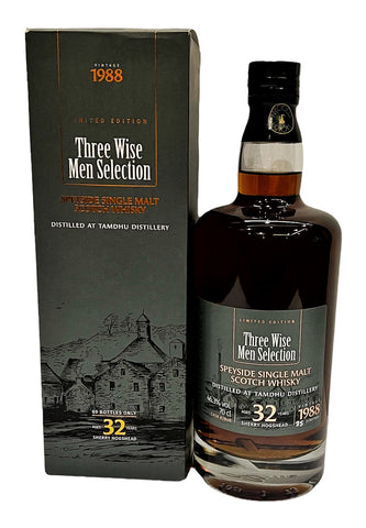 Tamdhu 32 yr Single Malt Whisky by Three Wise Men Selection 700ml, 46.3% ABV